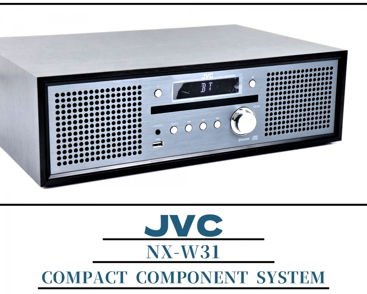 JVC NX-W31コンパクトコンポーネントシステム 本体 ほぼ新品】 JVCケンウッド NX-W31 ミニコンポ 箱 付属品付き Bluetooth