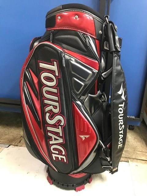 1☆BRIDGESTONE(ブリヂストン) TOURSTAGE キャディバッグ ブラック