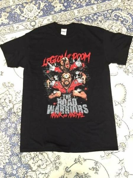 新品 ロード ウォリアーズ Tシャツ WWE WCW プロレス スタンハンセン 新日本 グレートムタ ジャイアント 馬場 ブルーザー ブロディ 全日本