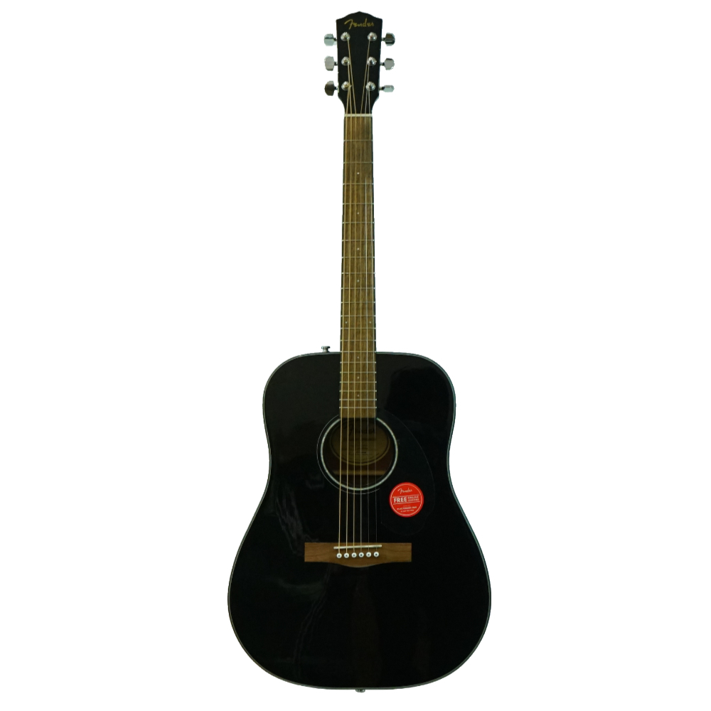 Fender CD-60S Dreadnought Walnut Fingerboard Black