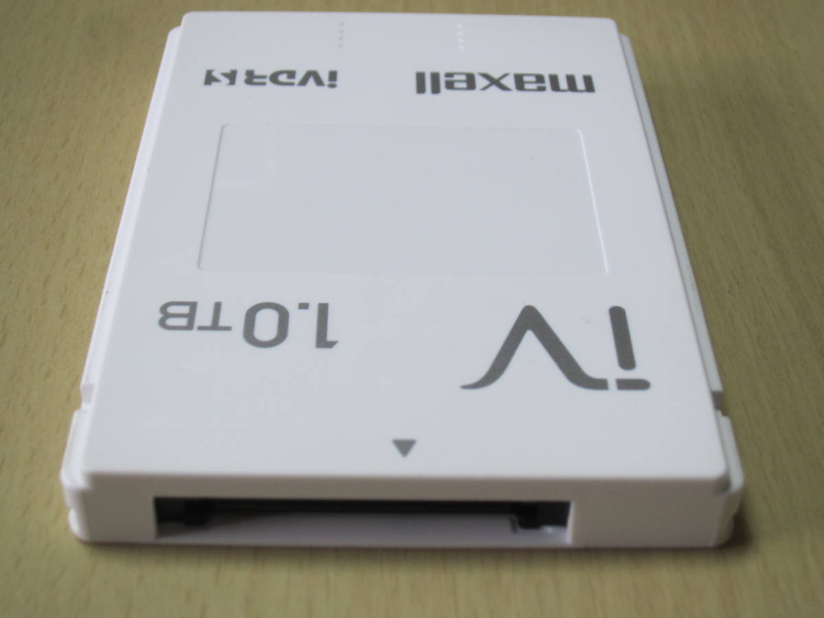マクセル iVDR-S 1TB カセットハードディスク 中古 iVDR-S マクセル maxell カセットハードディスク 1.0TB 1TB アイヴィ
