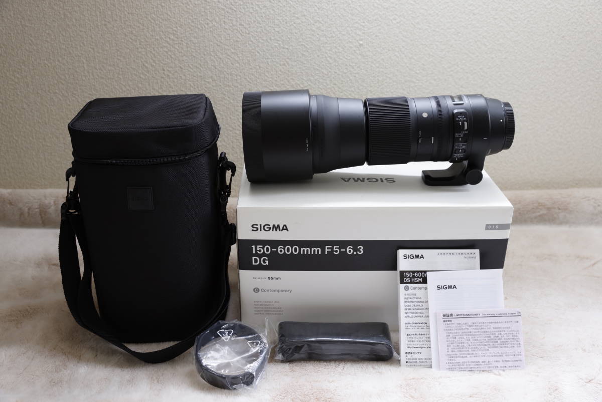 SIGMA 150-600mm F5-6.3 DG OS HSM Contemporary キヤノンEFマウント 