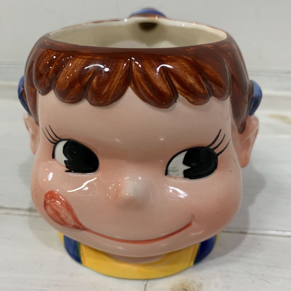 ペコちゃん 不二家 昭和レトロ マグカップ 当時物 _10