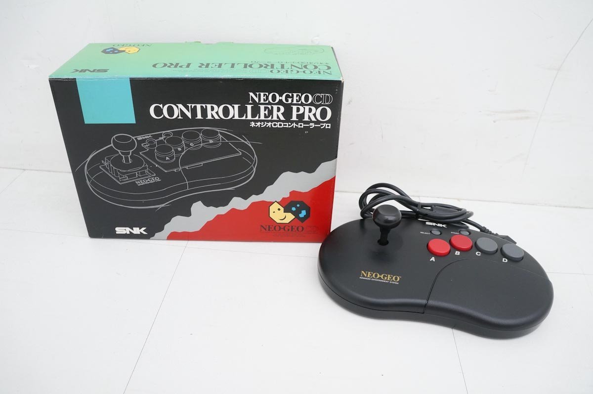 SNK NEOGEO 本体 + コントローラー セット SNK NEO-GEO ネオジオ CDコントローラー プロ 元箱付き 動作確認済み