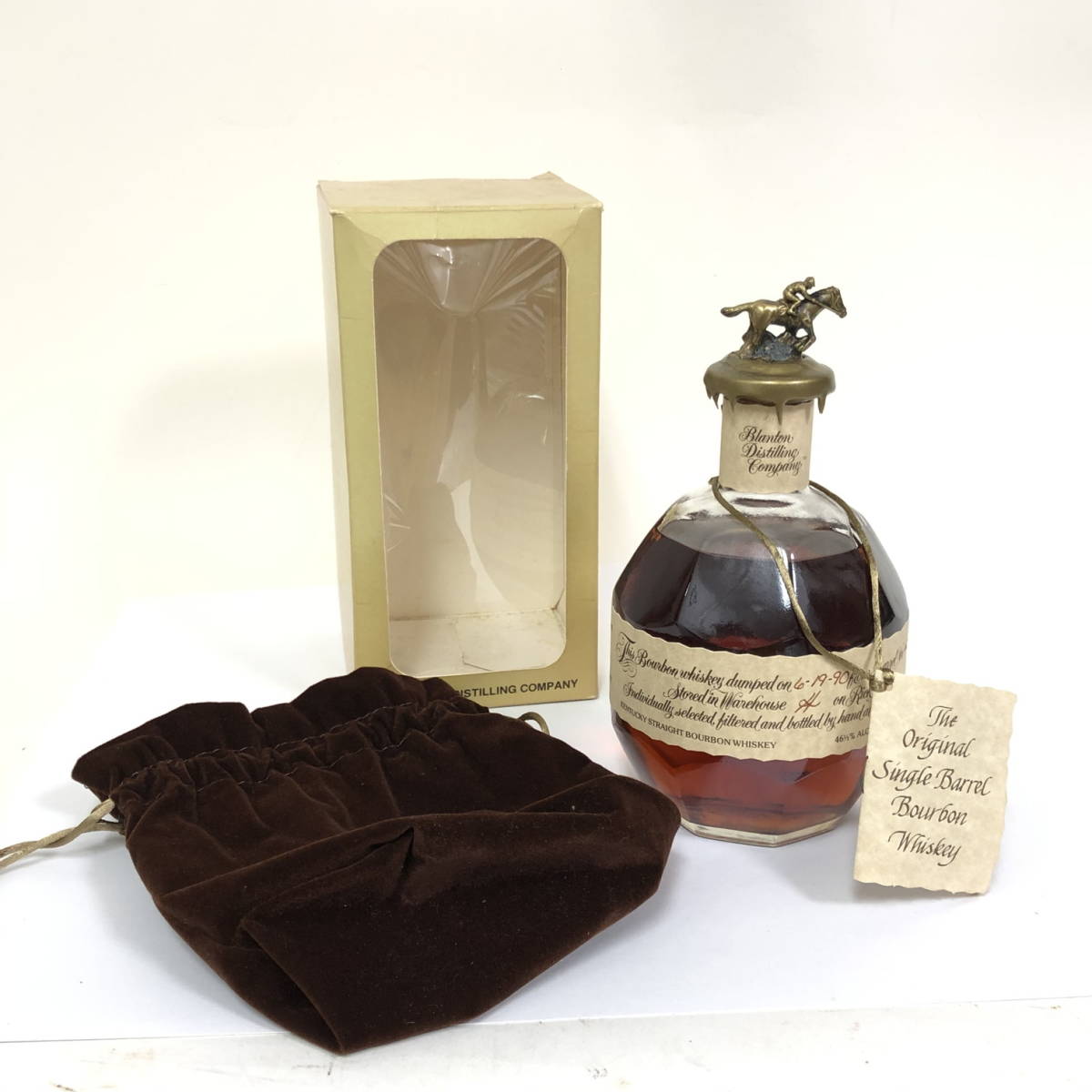 Blanton's ブラントン バーボンウイスキー 未開栓 未開栓】 ブラントン Blanton 750ml 46.5%(93PROOF) バーボン