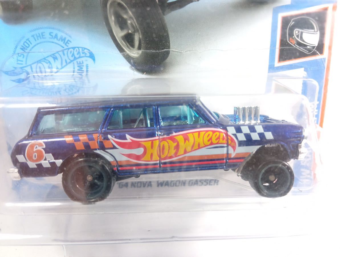 ホットウィール　スーパートレジャーハント Nova Wagon Gasser 1/64