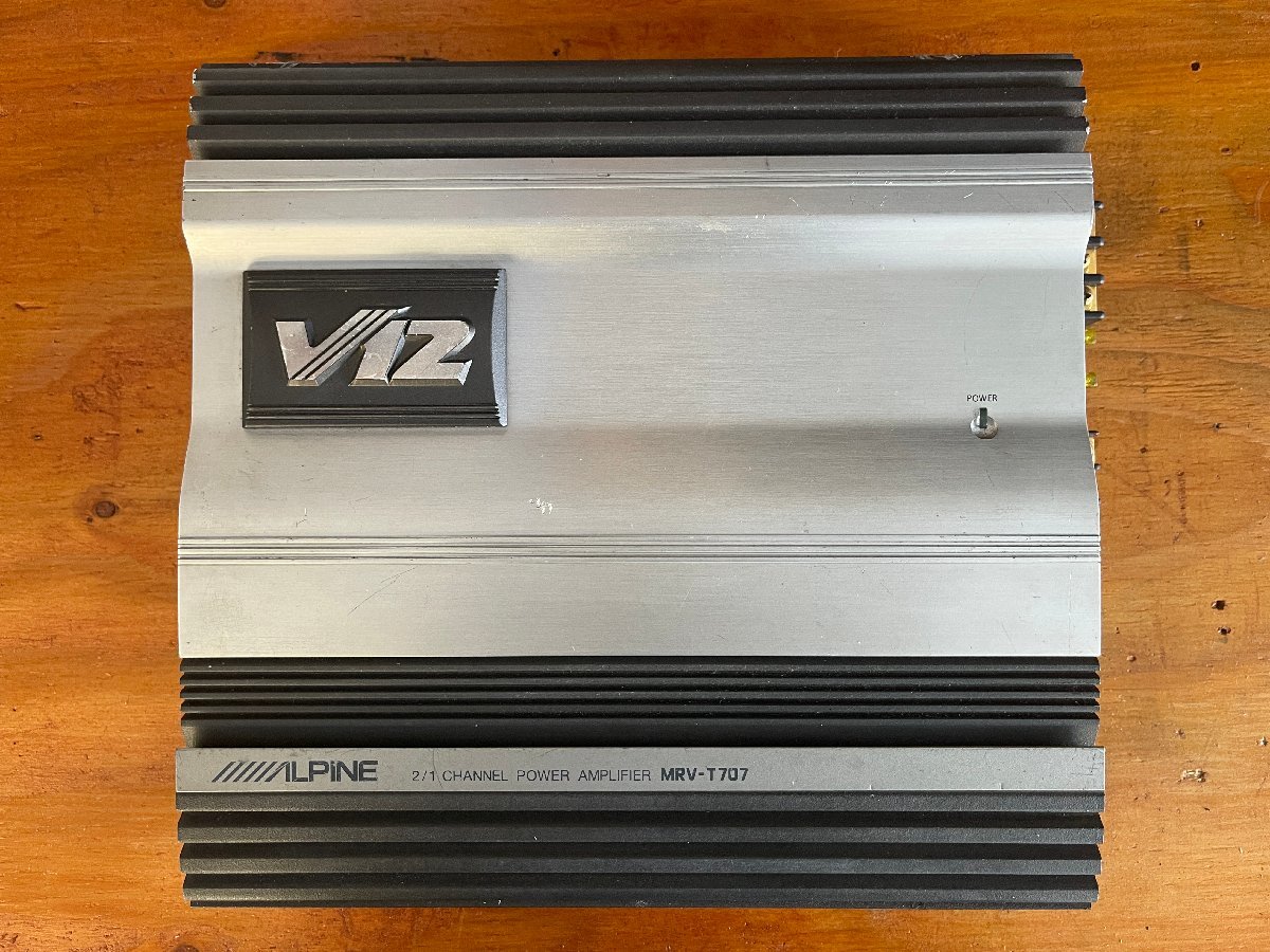 MRV-T707 ALPINE パワーアンプ D6856783 225W+225W⁄600W メルカリ