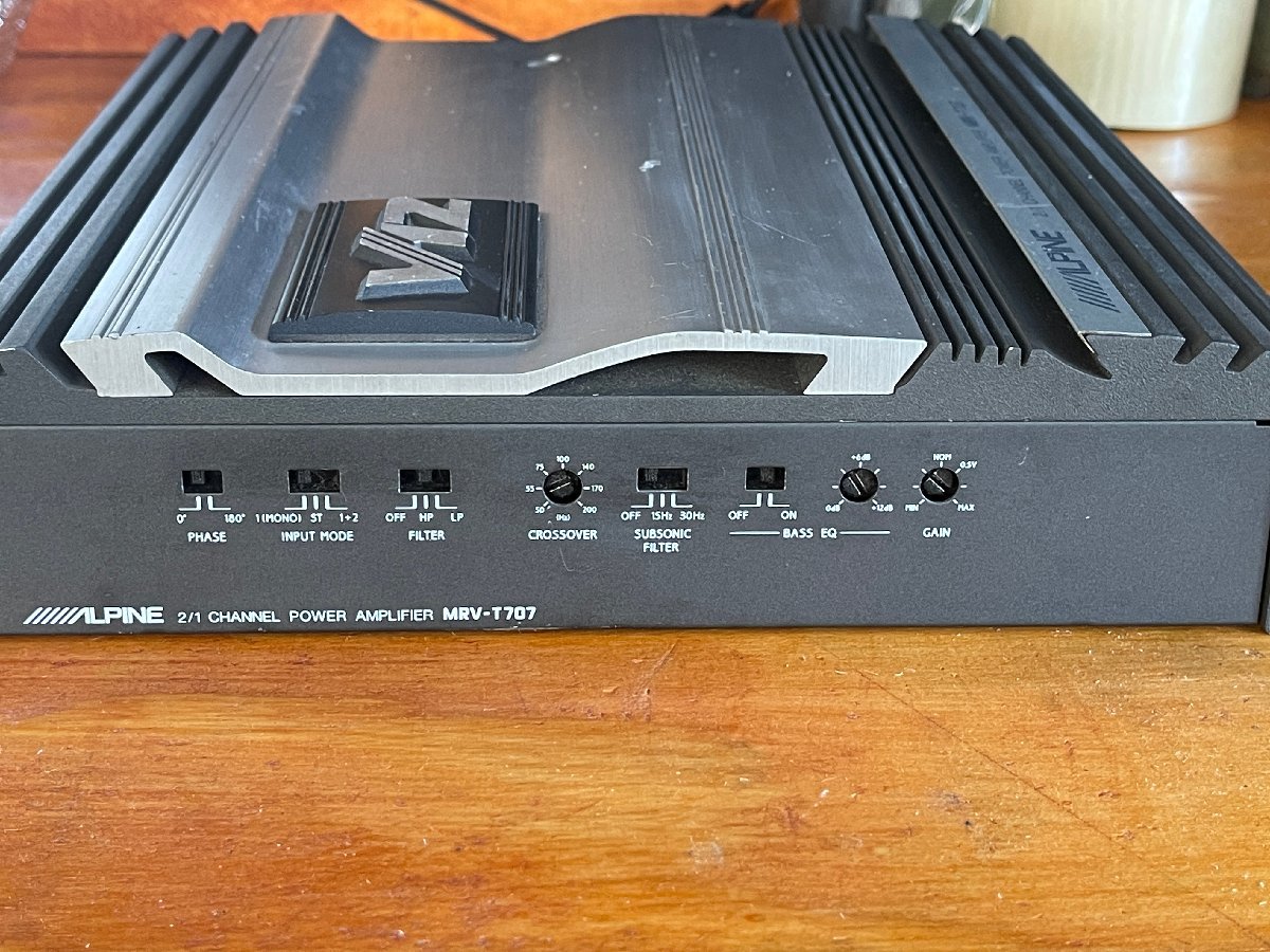 MRV-T707 ALPINE パワーアンプ D6856783 225W+225W⁄600W メルカリ