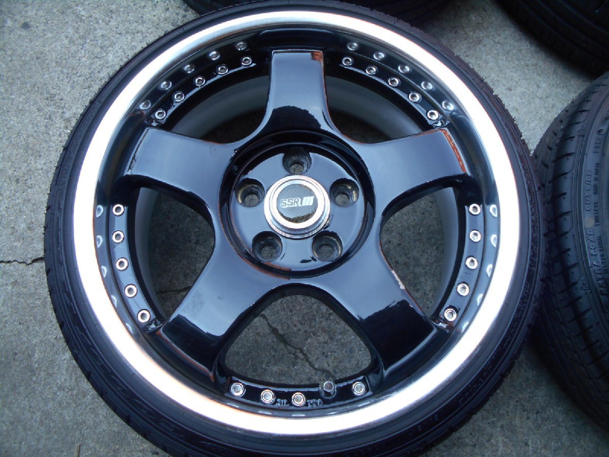 深リム!PCD100 SSR プロフェッサーSP1R 7j/+39 ハブ約73㎜ タイヤ 165 