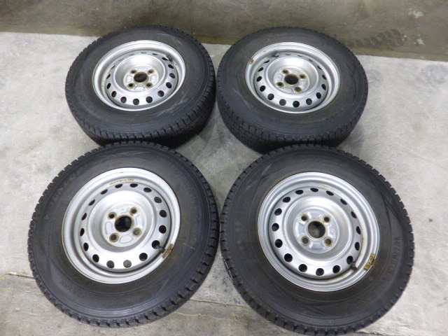  165R13 6PR DUNLOP WINTER MAXX ホイール付 スタッドレス(スタッドレスタイヤ)｜売買されたオークション情報、yahooの商品情報をアーカイブ公開 - オークファン 4穴