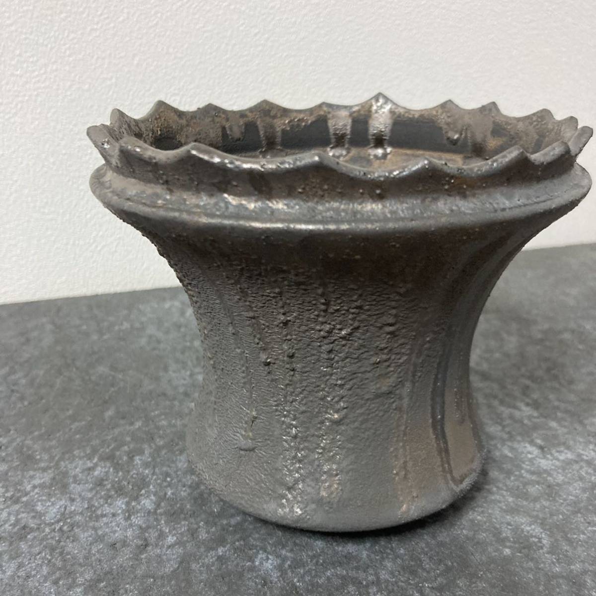 未使用 Usagi ceramic laboratory Pot 植木鉢 陶器鉢 盆栽鉢 pot 鉢 