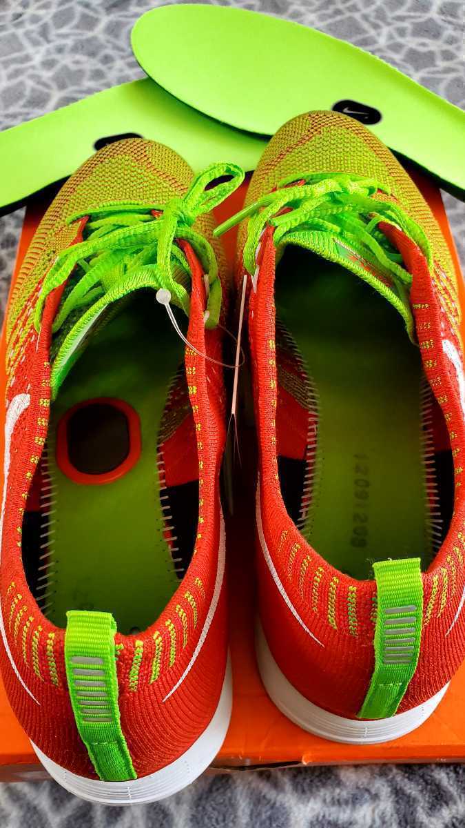 未使用タグ付き NIKEナイキ NIKE FLYKNIT TRAINER+ ナイキ　フライニット トレーナー+　532984 カラー631赤緑 サイズ9.5　27.5cm nike AIR NIKE ナイキ FLYKNIT タグ付き 貴重！新品未使用タグ付 26.5cm