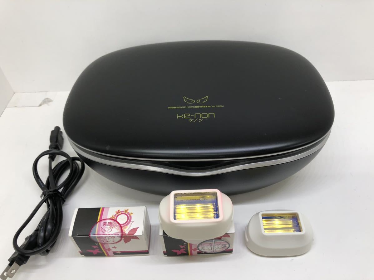 ☆美品☆Ke-non ケノン 脱毛器 ver.4.1 黒（KE-NON ver8.0 スーパー 