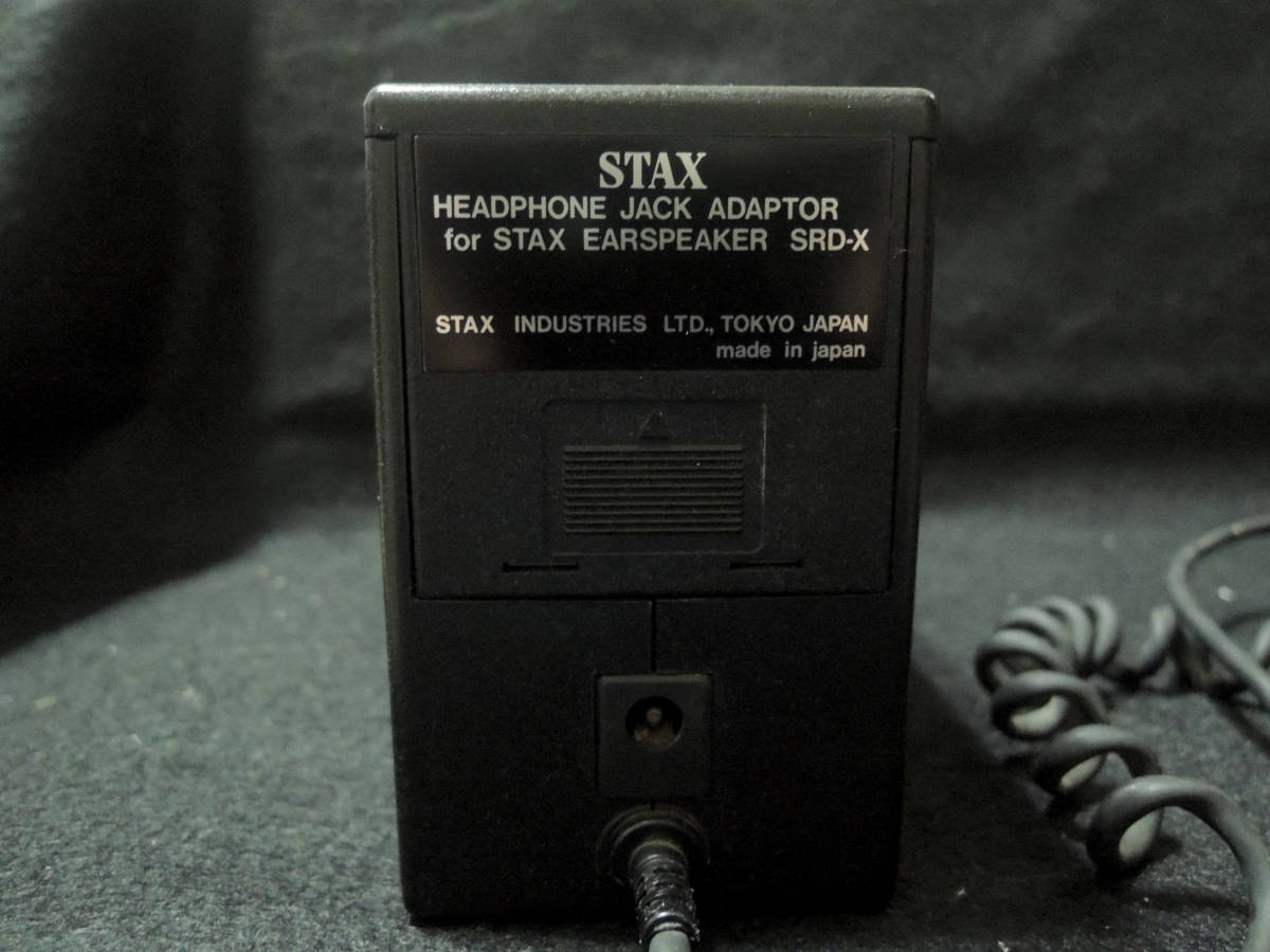 Stax イヤースピーカー SR-3 アダプター SRD-5 動作未確認 STAXの