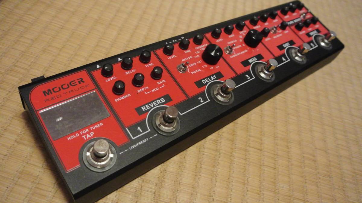 MOOER マルチエフェクター RED TRUCK 中古超美品 Red MOOER 中古Mooer