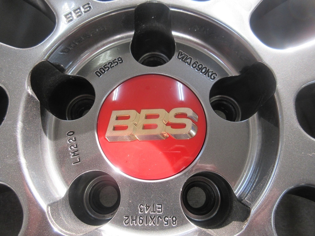 BBS LM LM235 LM220 19インチ 8j +45 8.5 +43 ダイヤモンドブラック 