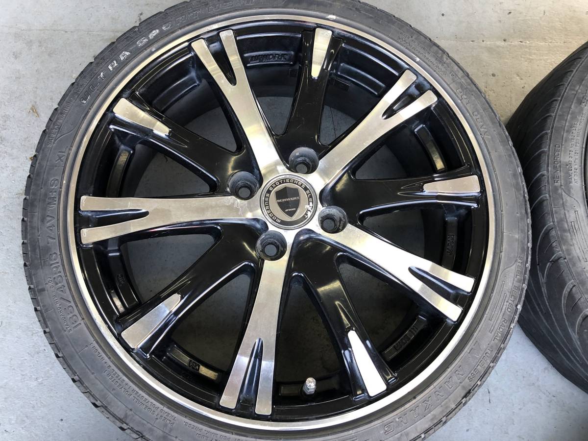 WORK SCHWERT ワーク☆16インチAW・5.5JJ・100/4H・off＋46☆タイヤ付き☆売切り☆_2