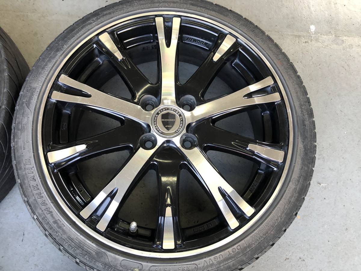 WORK SCHWERT ワーク☆16インチAW・5.5JJ・100/4H・off＋46☆タイヤ付き☆売切り☆_3