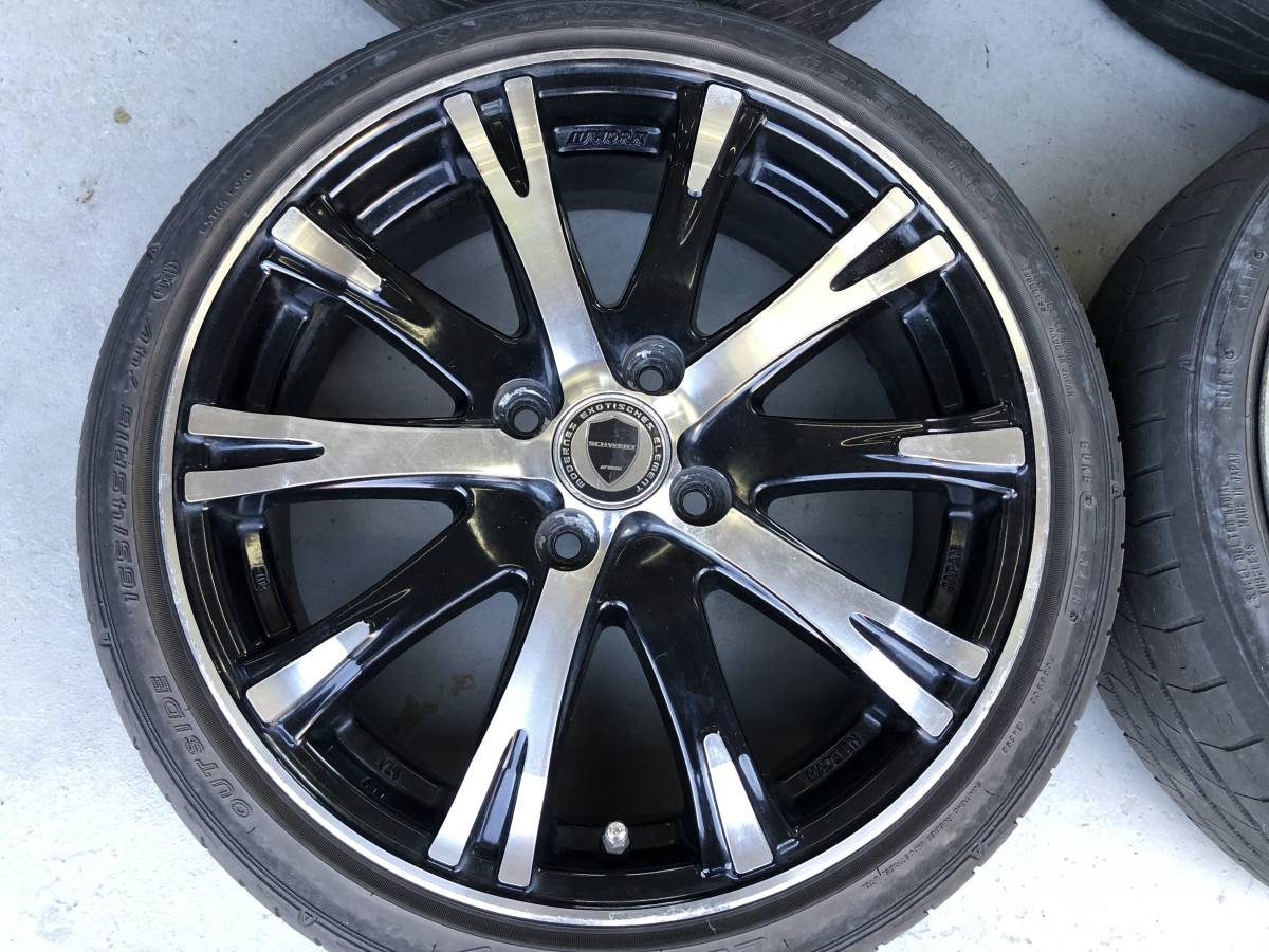 WORK SCHWERT ワーク☆16インチAW・5.5JJ・100/4H・off＋46☆タイヤ付き☆売切り☆_4