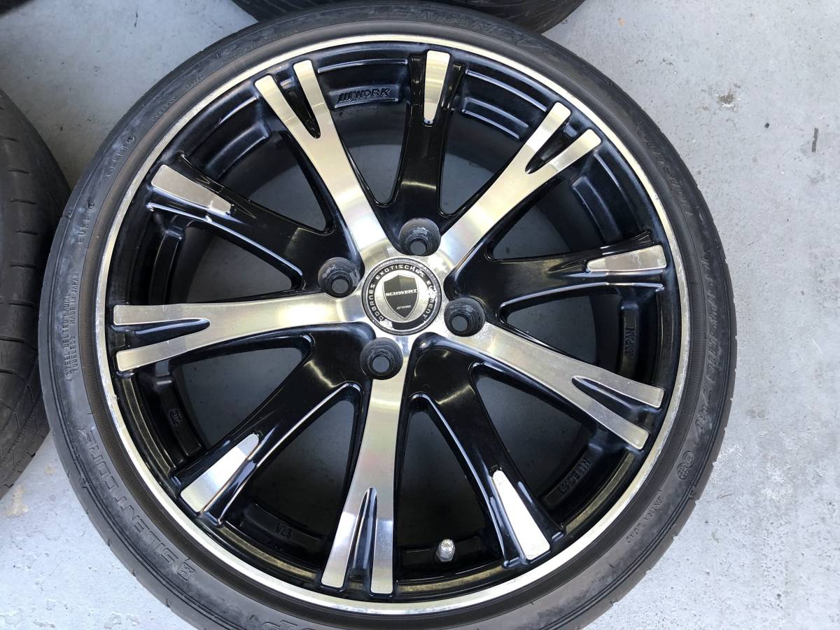 WORK SCHWERT ワーク☆16インチAW・5.5JJ・100/4H・off＋46☆タイヤ付き☆売切り☆_5