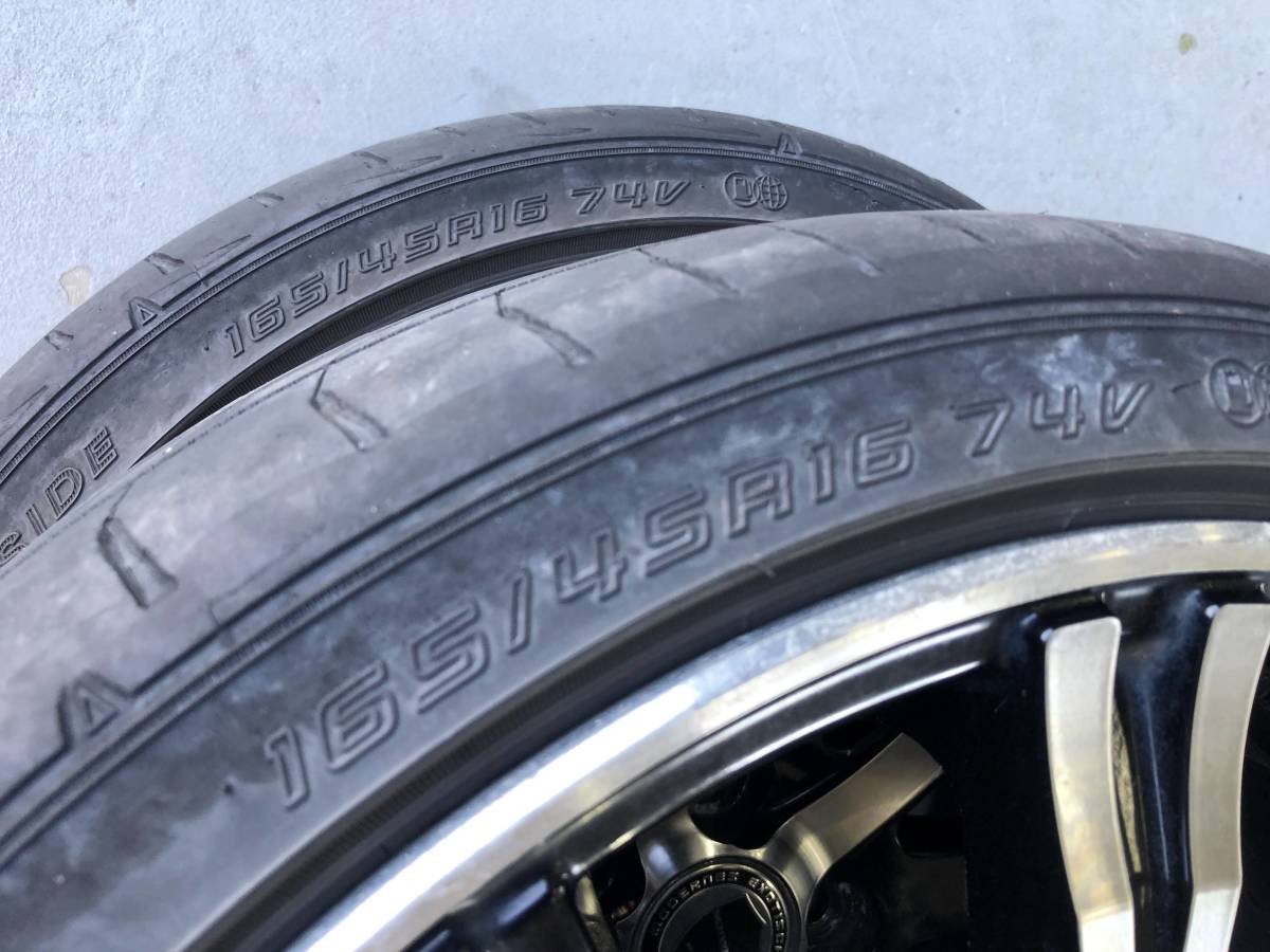 WORK SCHWERT ワーク☆16インチAW・5.5JJ・100/4H・off＋46☆タイヤ付き☆売切り☆_8