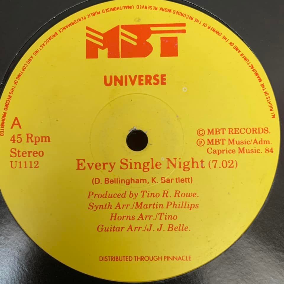 セール，最新作 Universe - Every Single Night 12inch UK盤 イタロー系ディスコヒット(ディスコ)｜売買されたオークション情報、yahooの商品情報をアーカイブ公開 - オークファン ディスコ