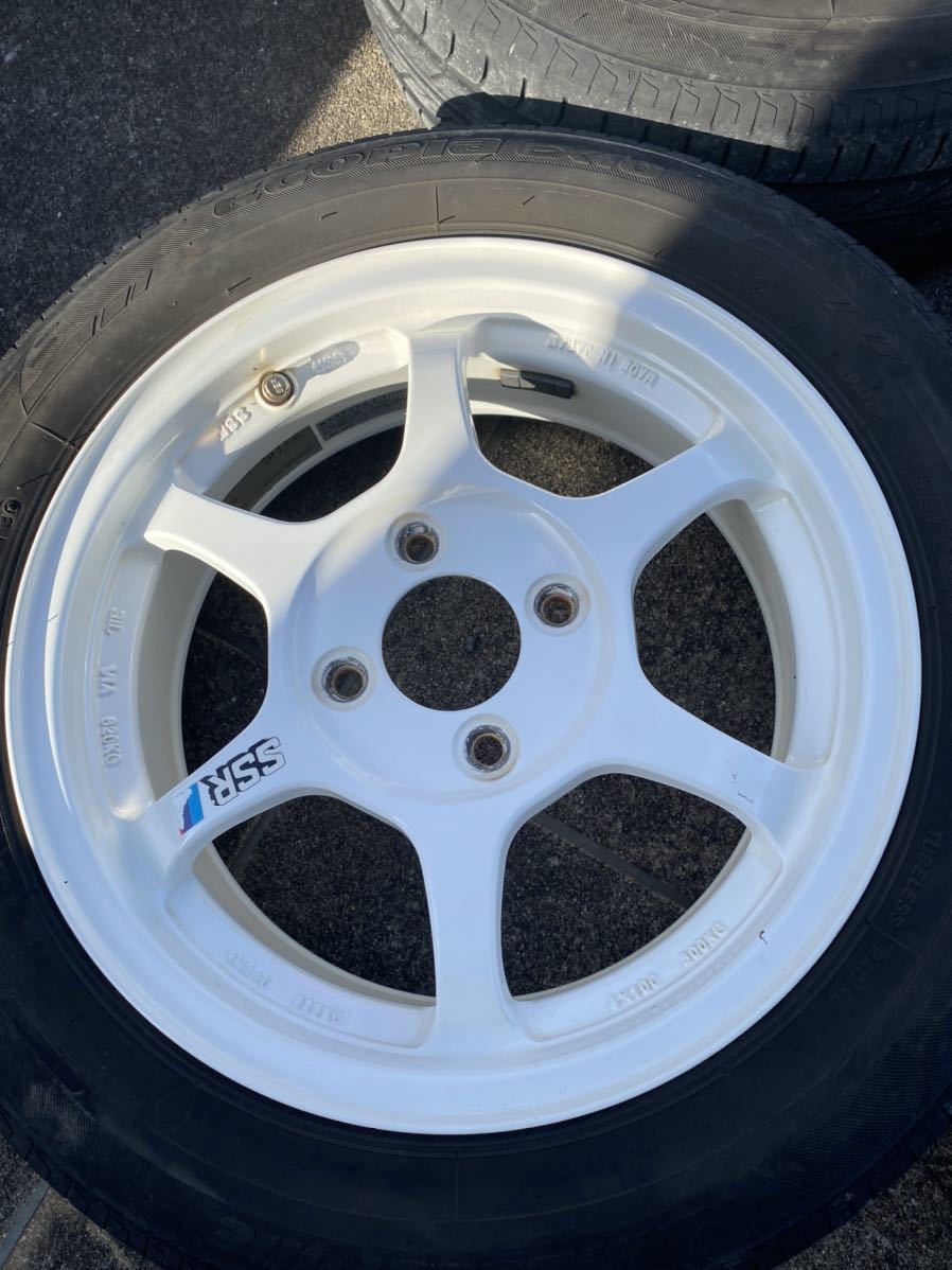 ☆SSR タイプC TYPE-C 14インチ PCD100 5J+45 4穴 スターレット 