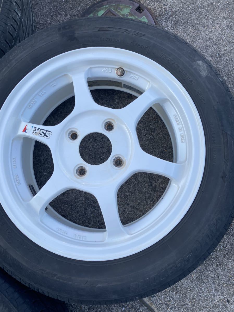 ☆SSR タイプC TYPE-C 14インチ PCD100 5J+45 4穴 スターレット