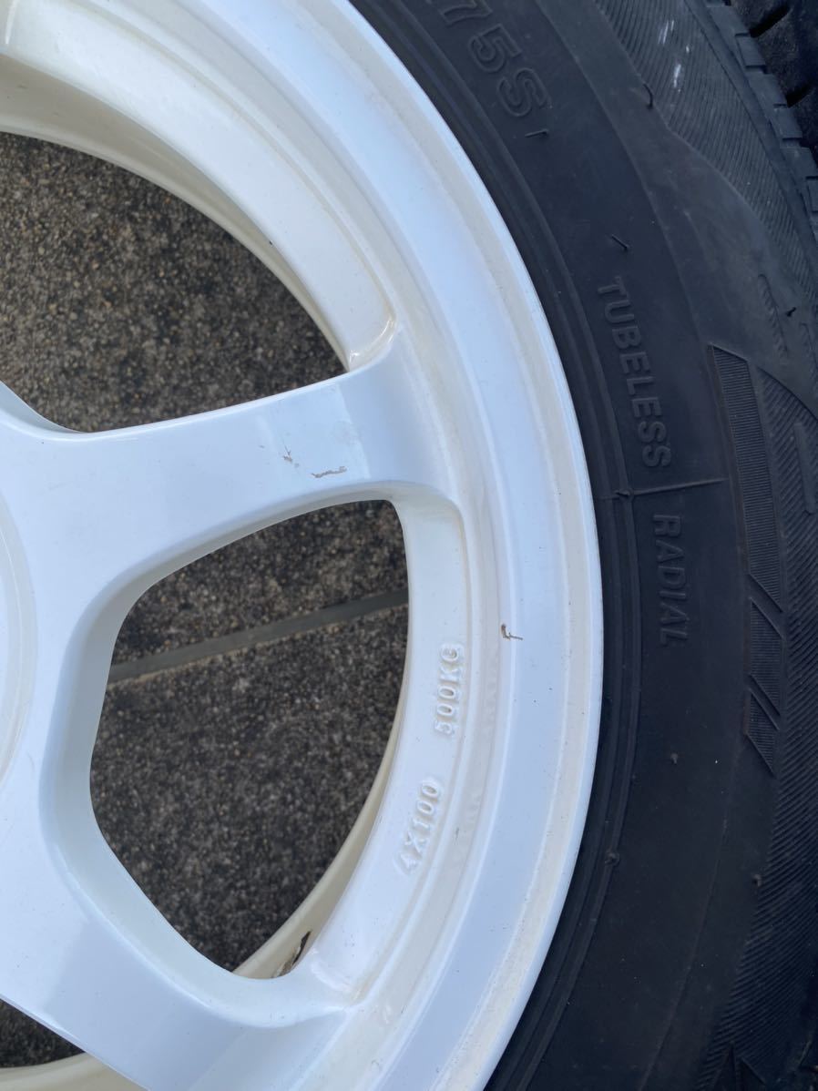 ☆SSR タイプC TYPE-C 14インチ PCD100 5J+45 4穴 スターレット