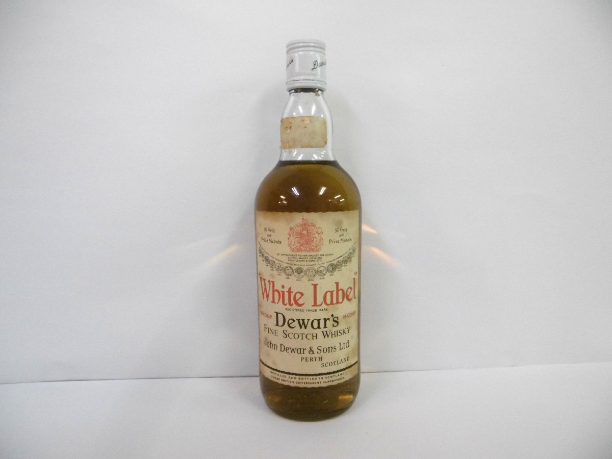 古酒 未開栓 Dewar's デュワーズ white label ホワイトラベル SCOTCH