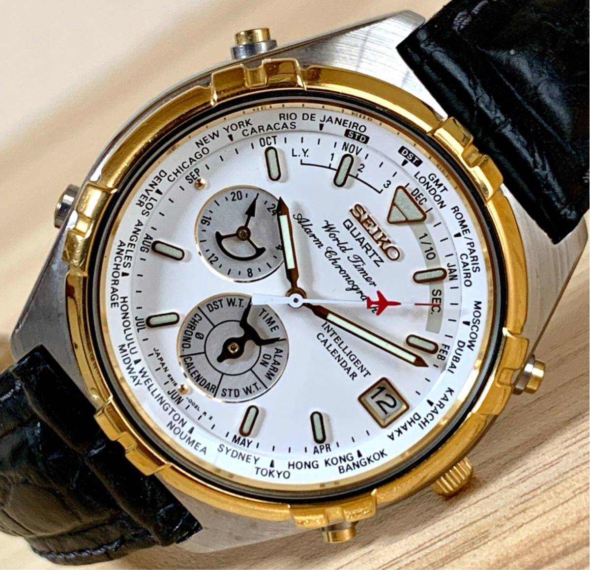 未使用 要修理】Apple ロゴ 腕時計 クォーツ セイコー製 SEIKO／セイコー