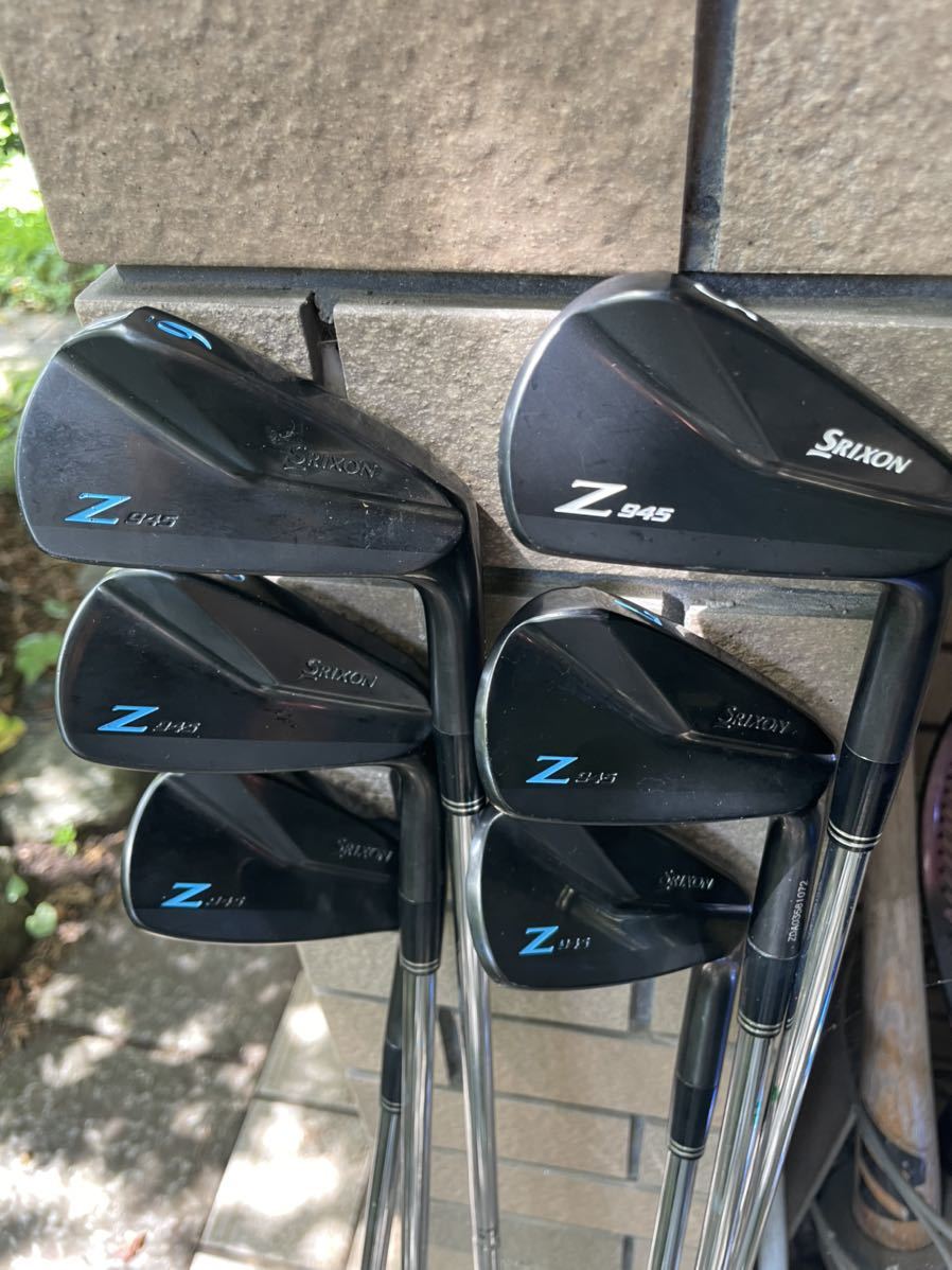 ゴルフ 【グリップ新品】SRIXON Z945 アイアンセット 6本 マッスルバック