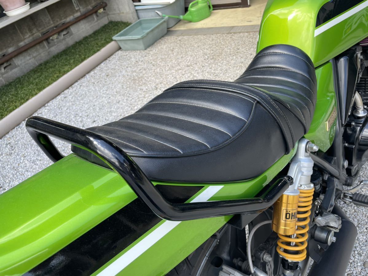 zrx400 KAWASAKI タックロールシート あんこ抜き - ZRX400 鋲打ち 茶