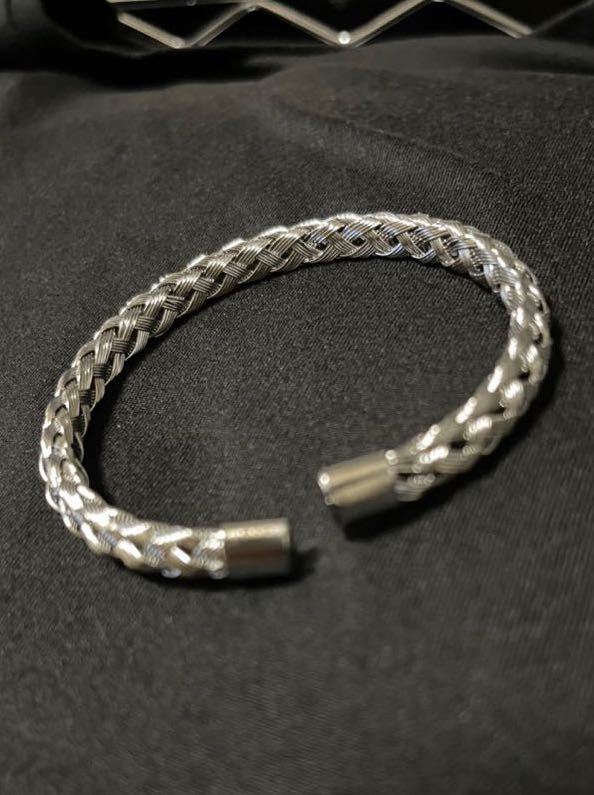 ステンレス網/シルバー/ブレスレット/_1