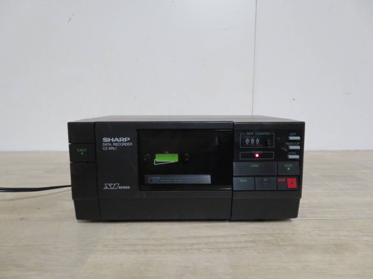 SHARP CZ-8RL1 シャープ X1シリーズのデータレコーダー (パソコン 