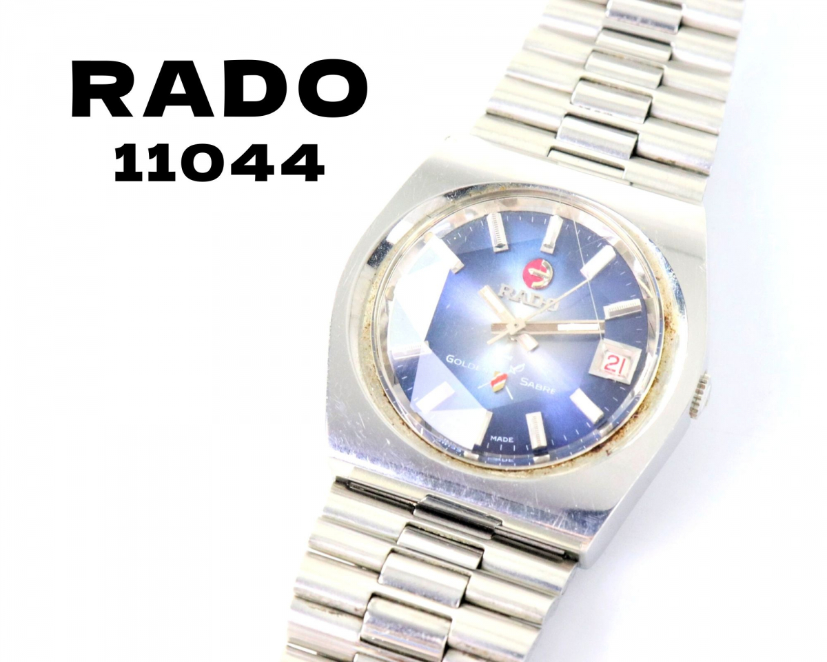 稼働品】RADO 11044 GOLDEN SABER ラドー メンズ腕時計 ブランド腕時計 