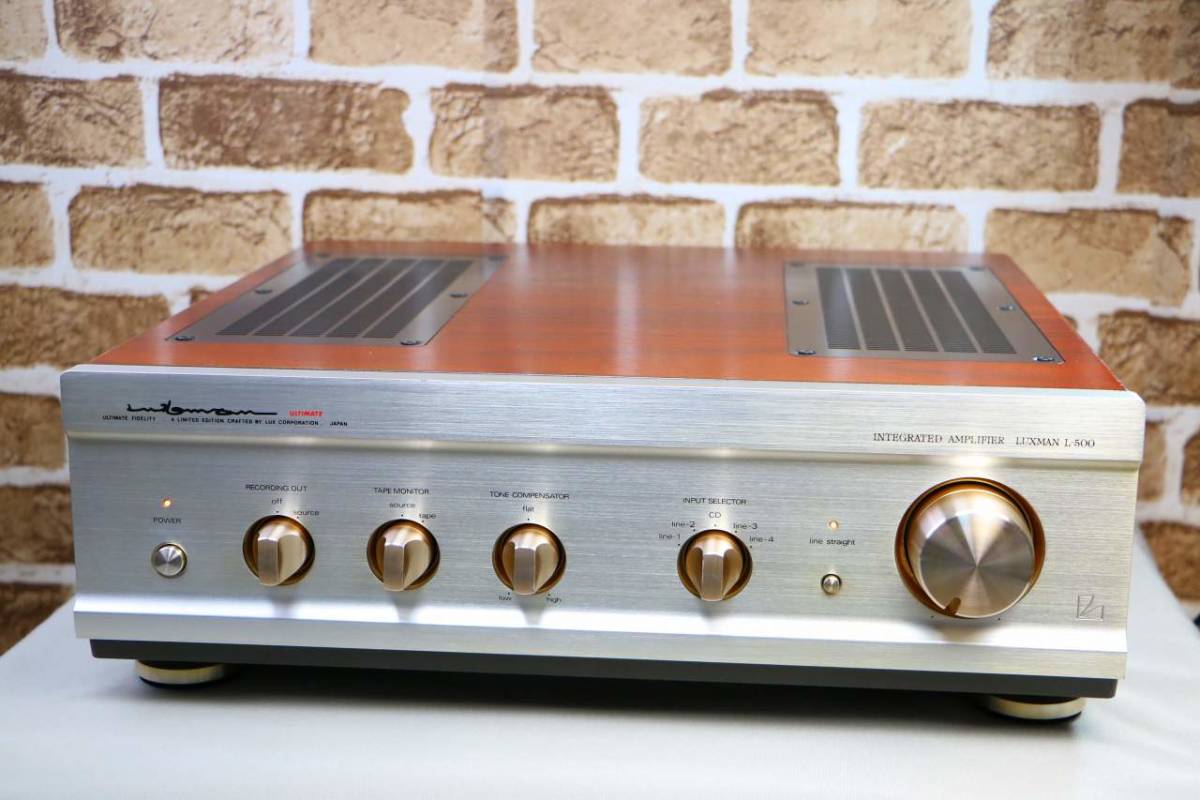 LUXMAN ラックスマン L-500 プリメインアンプ 概ね美品