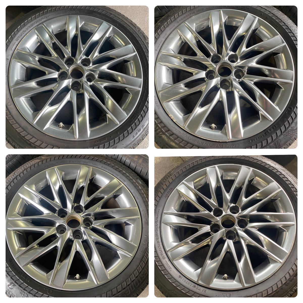 LS500 LS500h 純正ホイール ランフラットタイヤ 245