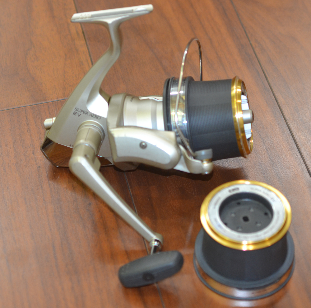 SHIMANO シマノ スーパーエアロEV スピニングリール 替えスプール付き