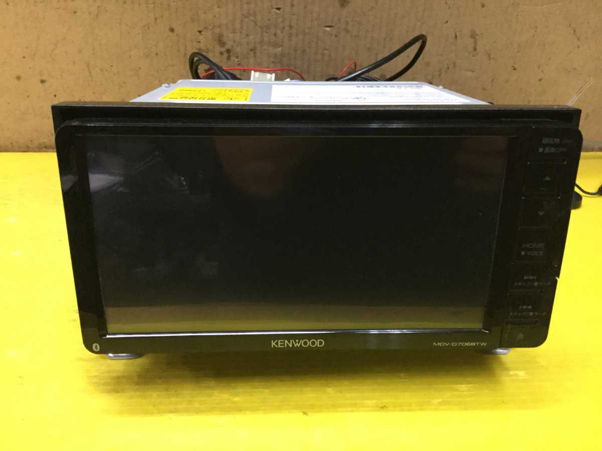 ケンウッド 彩速ナビ MDV-D706BTW 完動品 地図2018年 フルセグ 200 