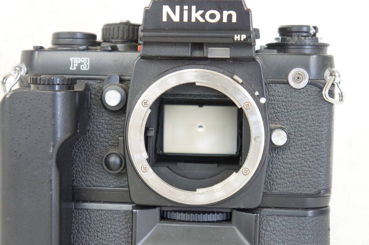 Nikon ニコン F3 フィルムカメラ Nikon MD-4 付属【通電OK】 ⑪ Nikon ニコン F3 HP ボディ フィルムカメラ MD-4 モータードライブ