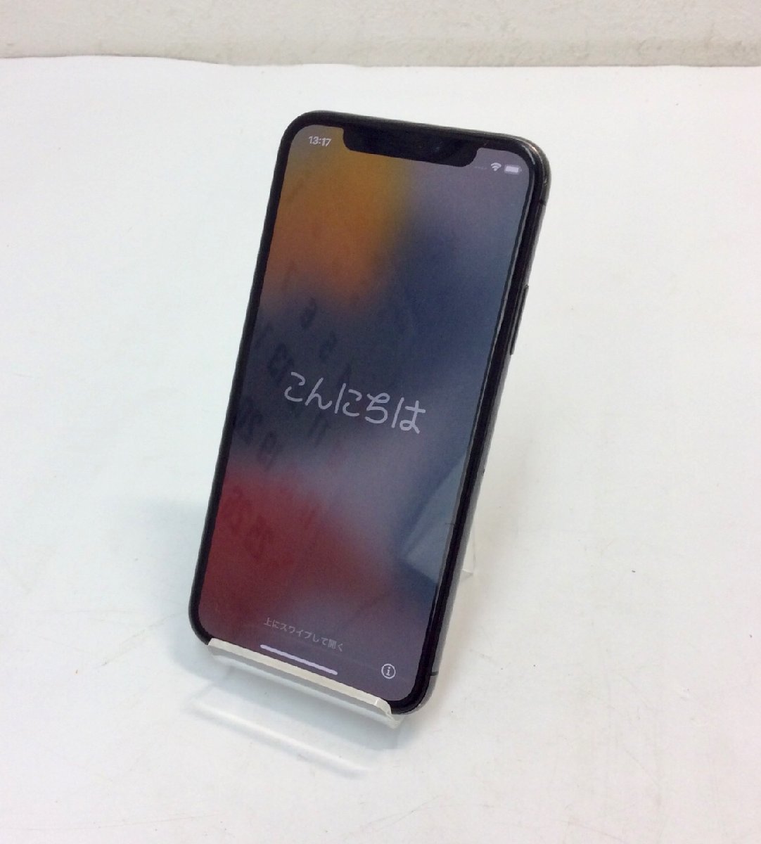 ジャンク品】Apple iPhone X 64GB ブラック アクティベーションロック