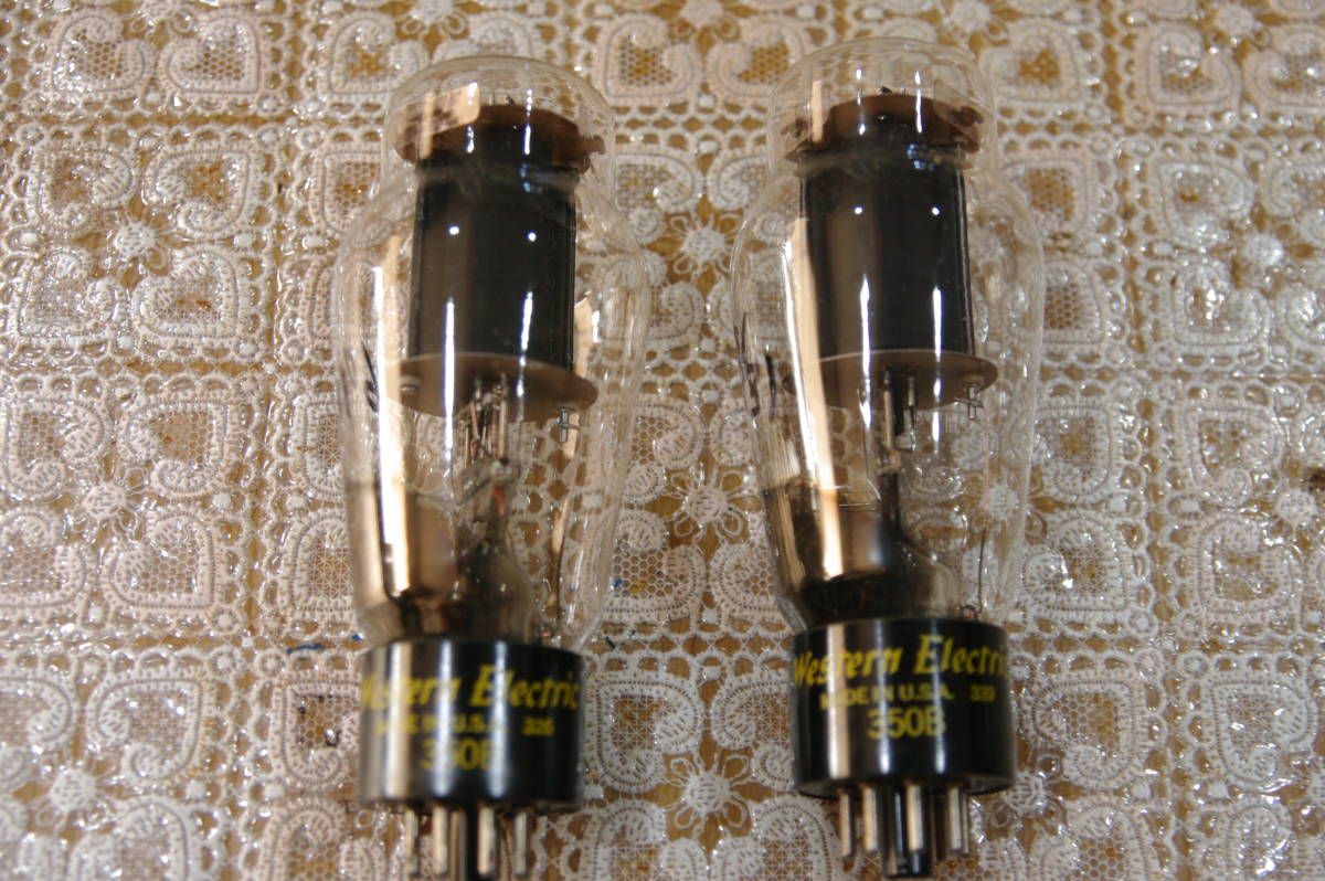 Western 350B Electric 真空管 2本 2本セット Yahoo!オークション WE
