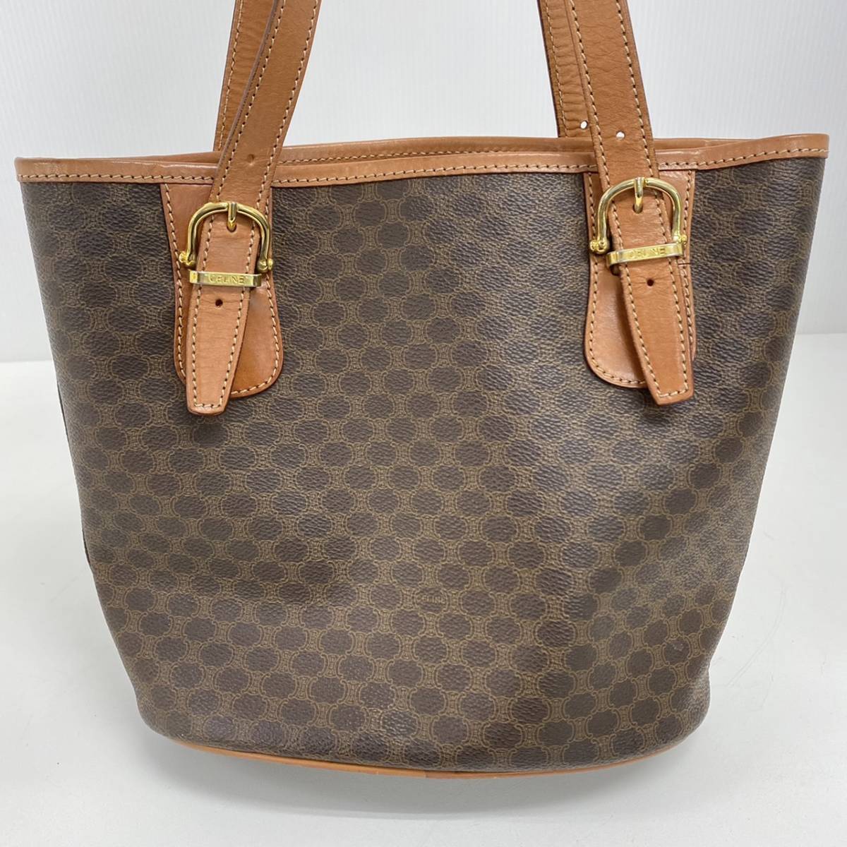 6293/ CELINE セリーヌ マカダム柄 ハンドバッグ MC96 PVC 6293/ CELINE セリーヌ マカダム柄 ハンドバッグ MC96 PVC