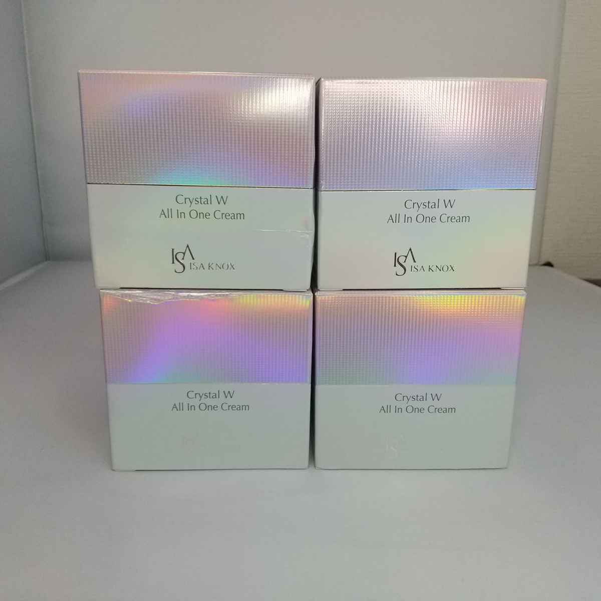 イザノックス クリスタルWオールインワンクリーム 50ml×4箱 W