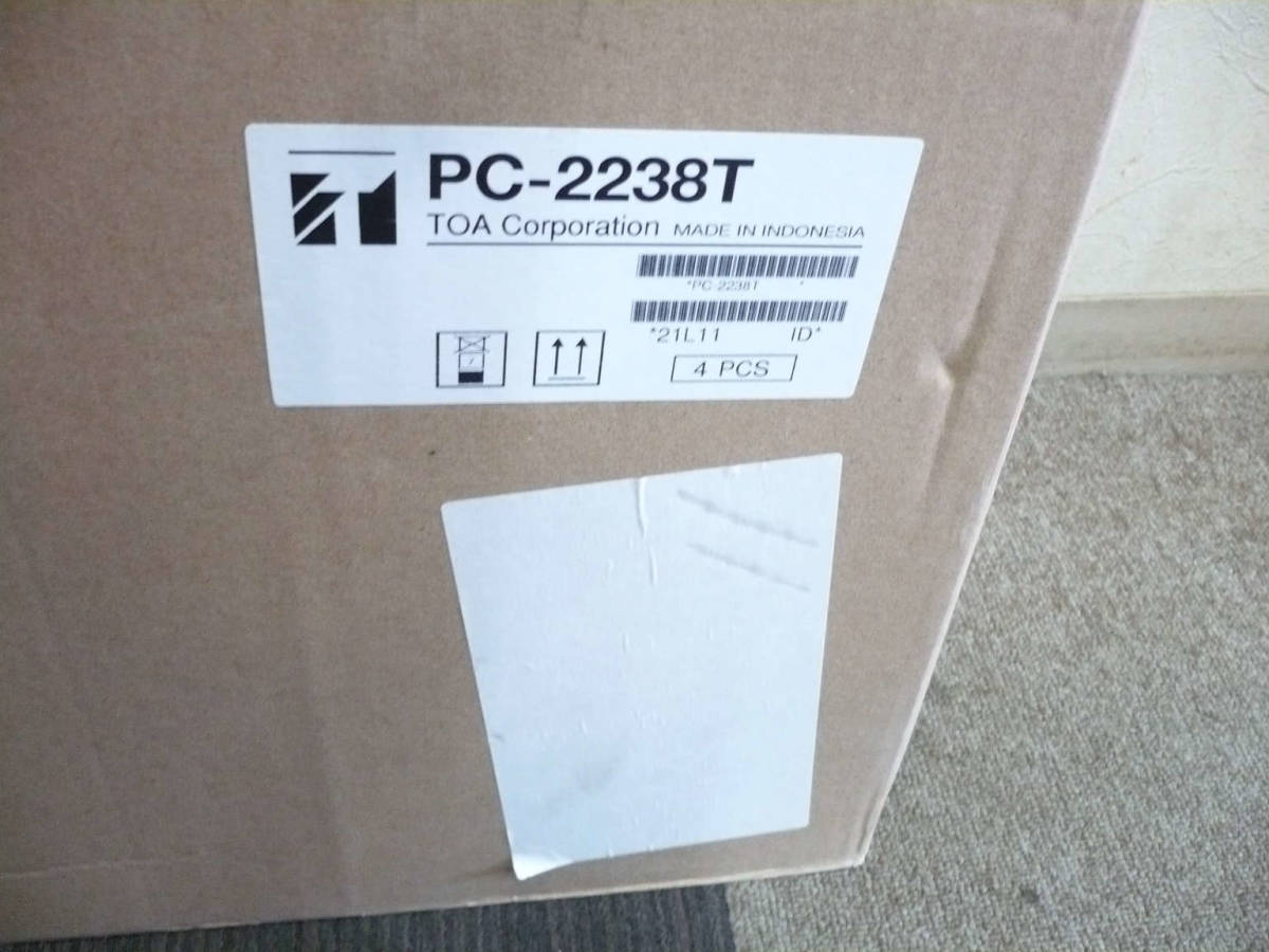 ☆未使用品☆TOA 露出型スピーカー PC-2238T 3W ATT付 4個