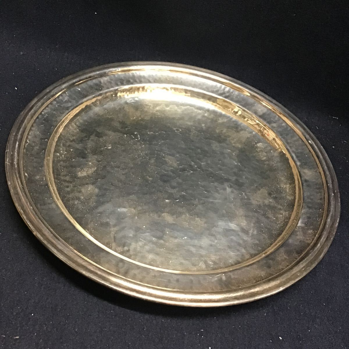 Silver Plate シルバープレート Ornate Metal PLATE） シルバー