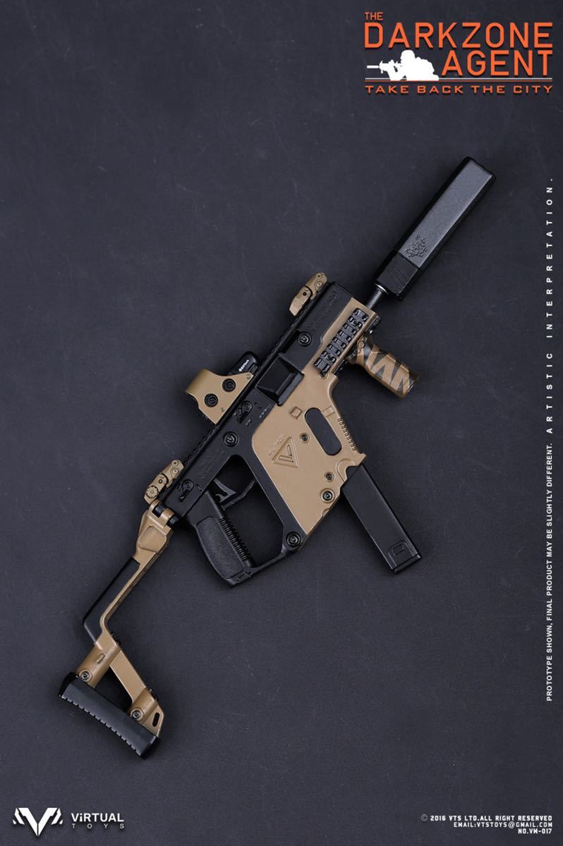 ミリタリー Damtoys VTS 1/6 KRISS VECTOR VTS TOYS KRISS VECTOR ルーズ品 (1/6 装備 damtoys) (武器、個人装備