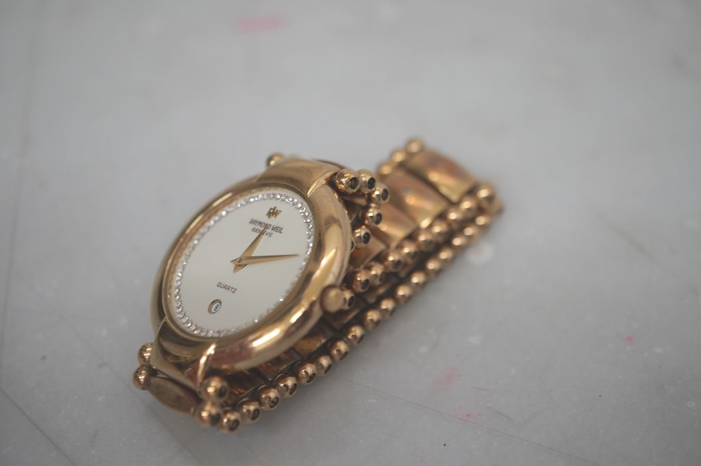 7-28 RAYMOND WEIL レイモンドウィル 腕時計 18K GOLD ELECTRO PLATED 