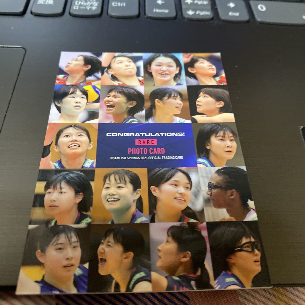 20枚限定ジャージナンバー！2021 久光スプリングス 生写真 フォト 
